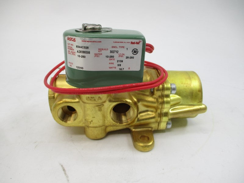 ASCO 8344C025 120V 10-250PSI 3/8" NSMP