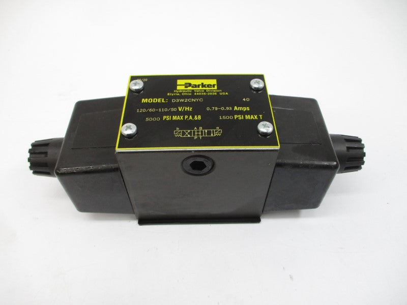 PARKER D3W2CNYC 110/120V 0.79-0.93A 1500/5000PSI NSMP
