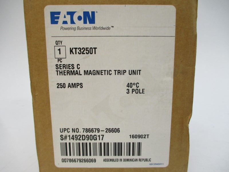 EATON KT3250T SER. C 250A NSMP