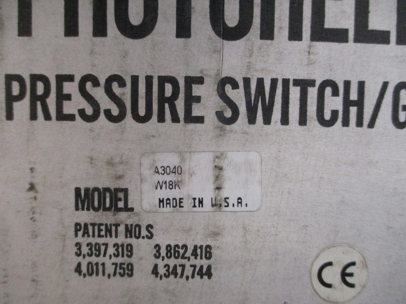 DWYER INSTRUMENTS A3040 120VAC 10A 25PSI NSMP