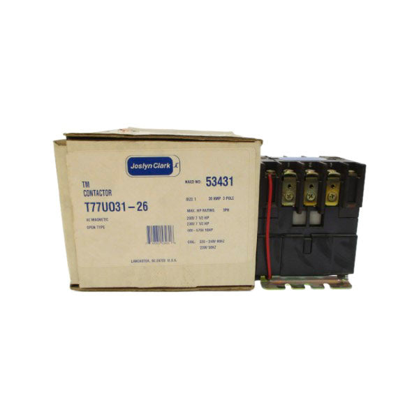 JOSLYN CLARK T77U031-26 220-240V 30A NSMP
