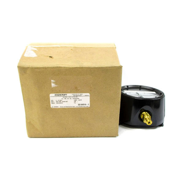 ASHCROFT 45-1188-AS-02L-20IWV&20IW -20-20"H2O 4-1/2" NSMP