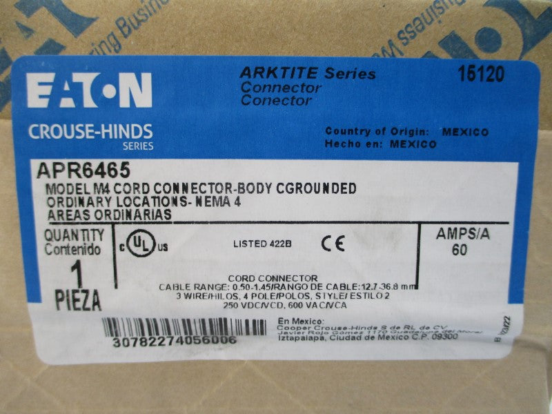 EATON APR6465 600VAC 60A NSFS