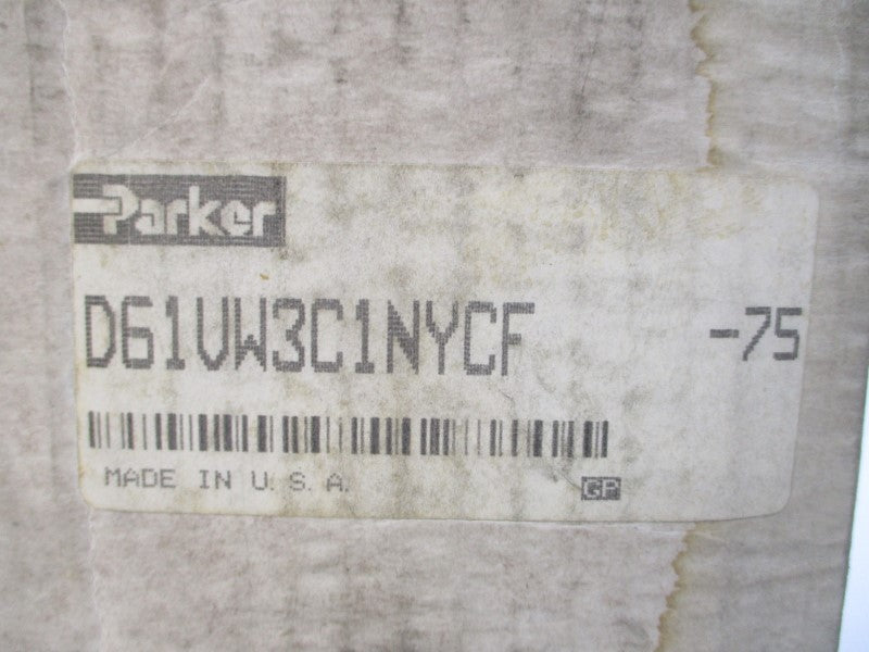 PARKER D61VW3C1NYCF-75 110/120V .42-.50A 1500/5000PSI NSMP