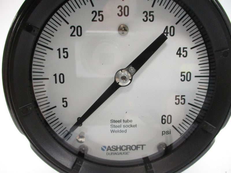 ASHCROFT 45-1279-BS-02L-60# 0-60PSI 4-1/2" NSMP