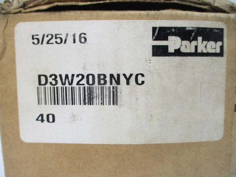 PARKER D3W20BNYC40 110/120V 0.79-0.93A 5000PSI NSMP