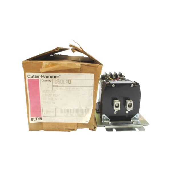 CUTLER HAMMER D60LA0 SER. A1 600VAC 1-9A 4-6S NSMP
