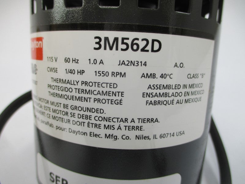 DAYTON 3M562D 115V 1.0A NSMP