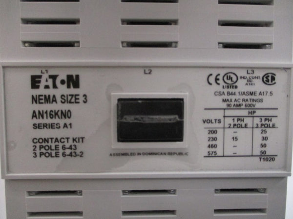 EATON AN16KN0A SER. A1 110/120V 90A NSMP