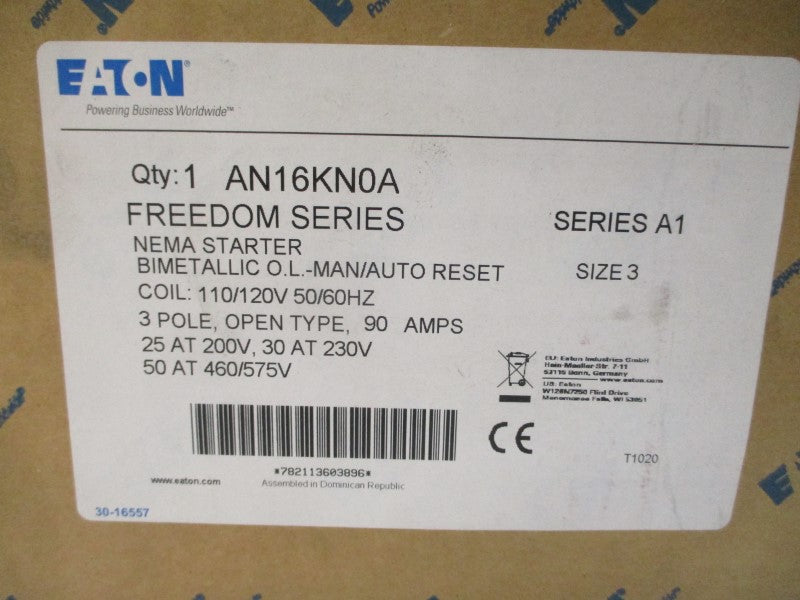 EATON AN16KN0A SER. A1 110/120V 90A NSMP