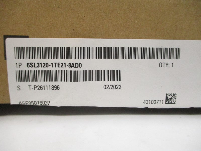 SIEMENS 6SL3120-1TE21-8AD0 510-720VDC 22A NSMP