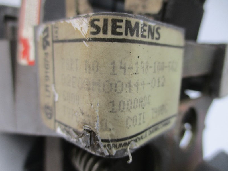 SIEMENS 14-198-100-562 74VDC UNMP