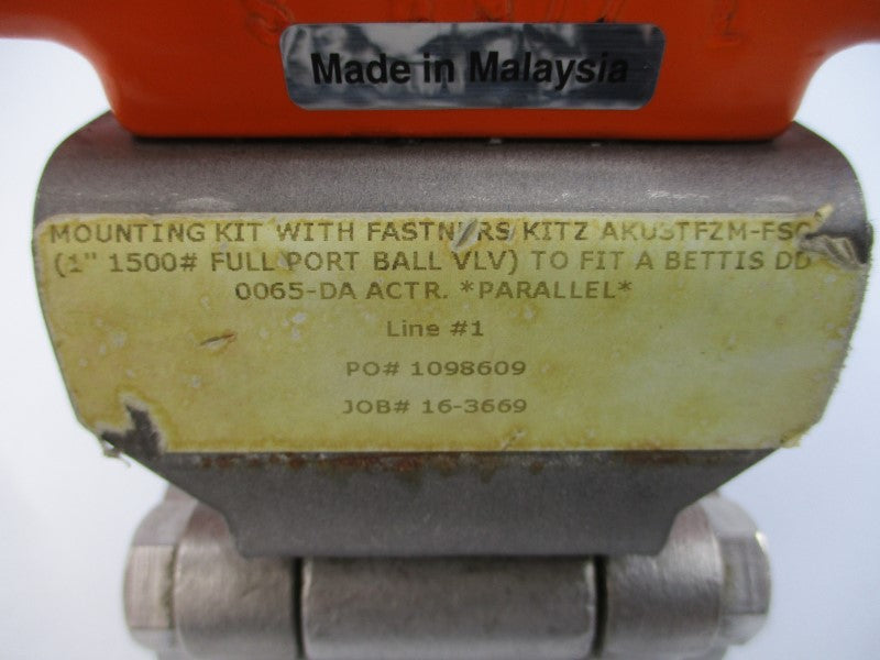 BETTIS AKU3TFZM-FS0 DD0065.B2A00K.14K0 120PSI 1" NSNP
