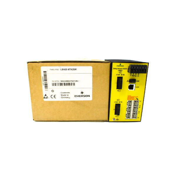EMERSON LSN20-6TX2SM 12P7106X012 18-30VAC 0.8/0.2A NSMP