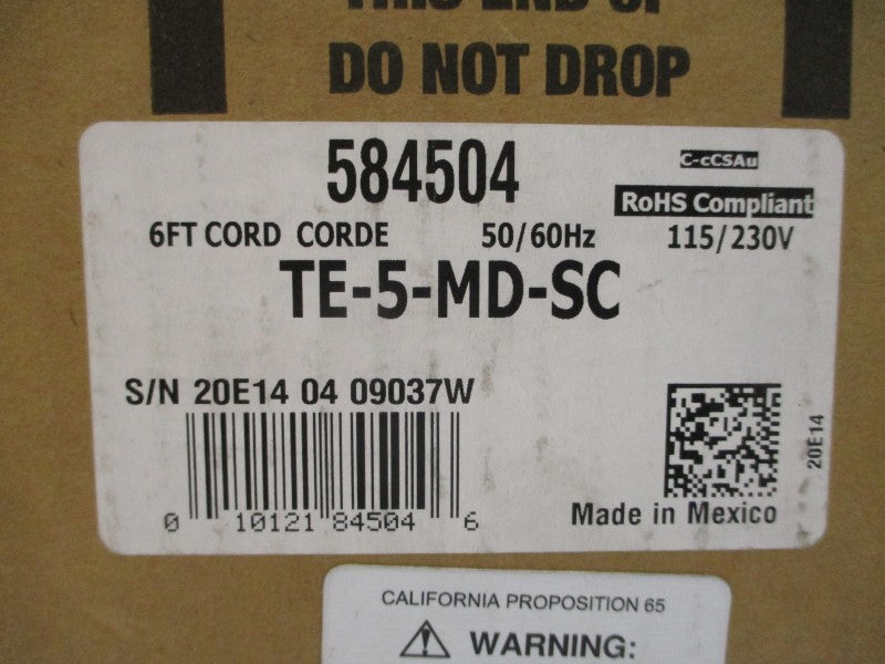 LITTLE GIANT 584504 TE-5-MD-SC 115/230V 3.0/1.4-2.3/1.3A NSMP