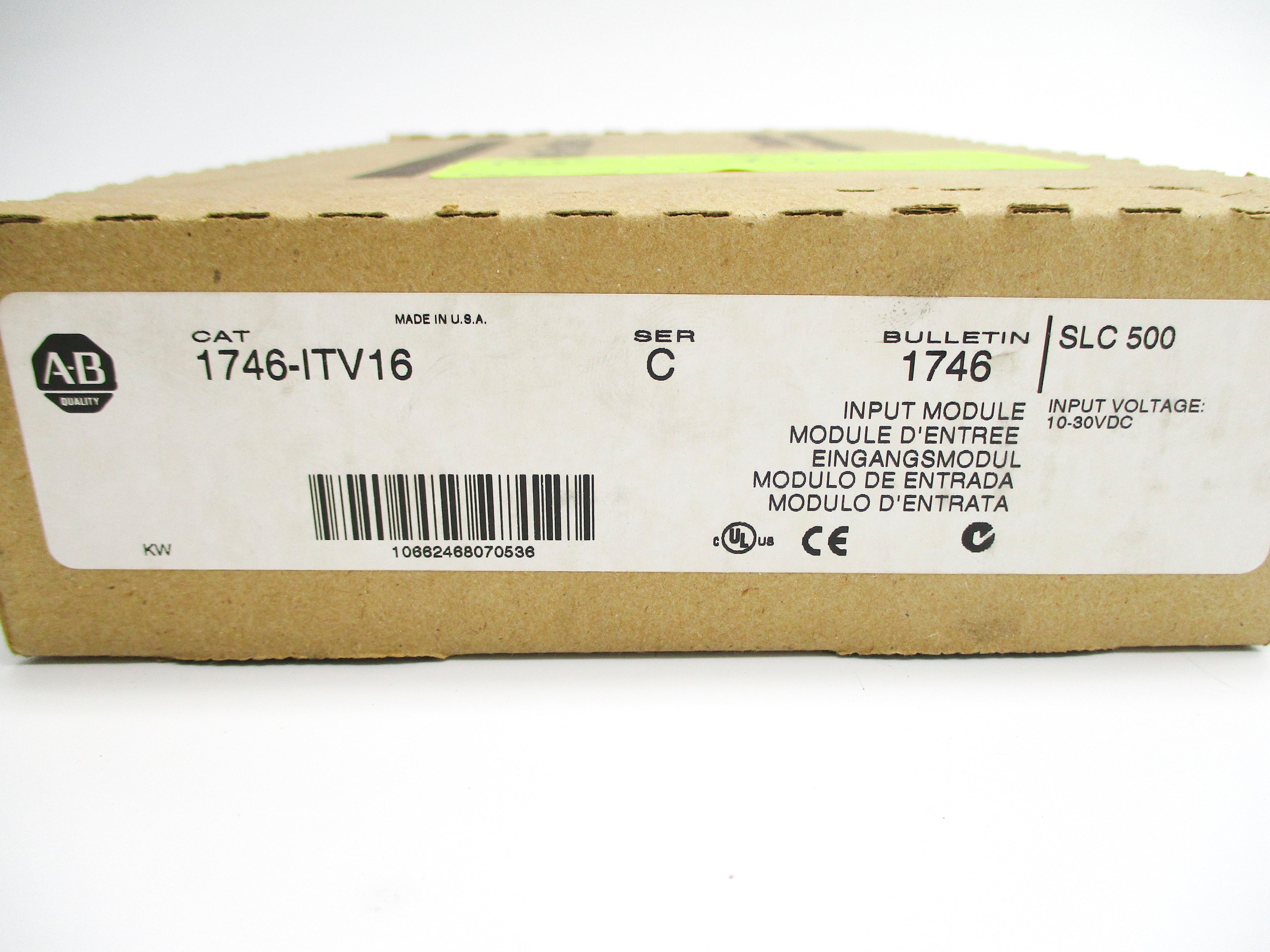 INDUSTRIAL SPARE PART 1746-ITV16 SER. C 10-30VDC NSMP