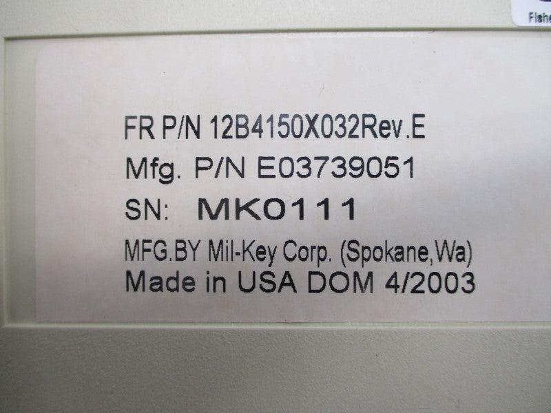 PROVUE 12B4150X032 E03739051 REV. E NSNP