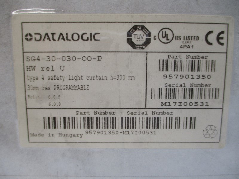 DATALOGIC SG4-30-030-OO-P 957901350 24VDC NSMP