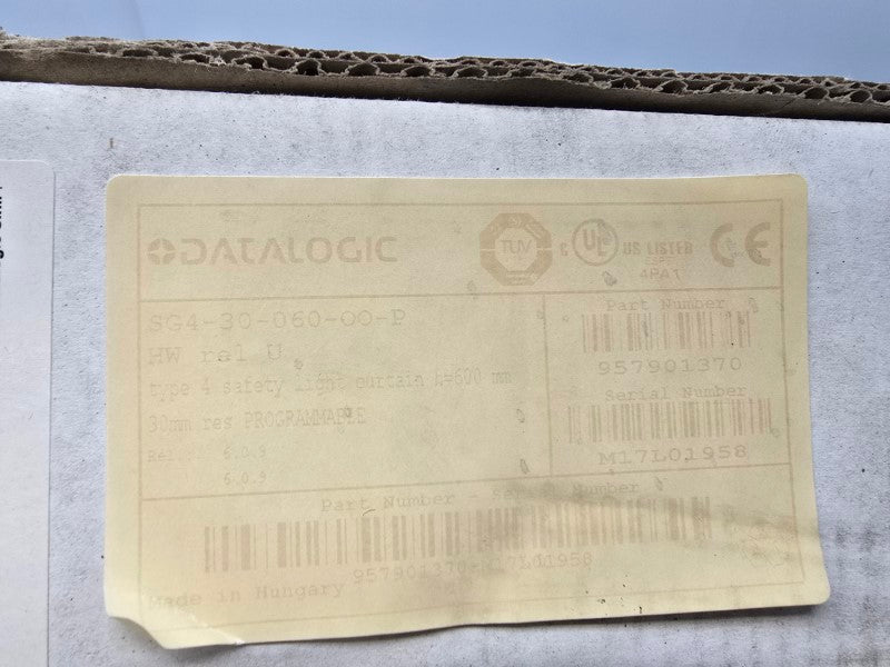 DATALOGIC SG4-30-060-OO-P 957901370 24VDC NSMP
