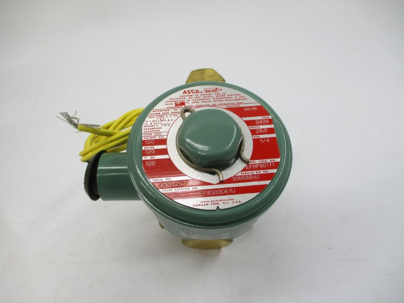 ASCO EF8300D61U 120V 120PSI 1/4" NSMP