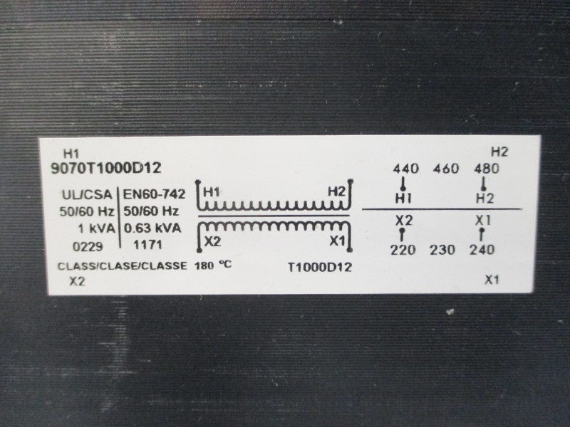 SQUARE D 9070T1000D12 240/480V NSMP