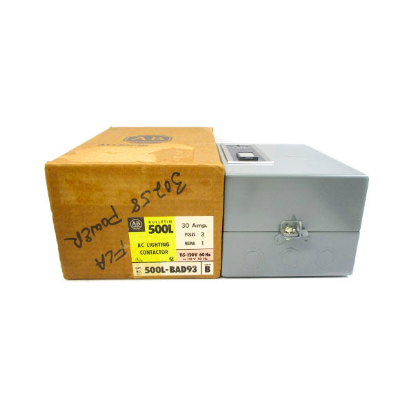 ALLEN BRADLEY 500L-BAD93 SER. B 110/115-120V 30A (BR/YL) NSMP