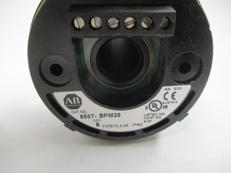 ALLEN BRADLEY 855TE-B10Y4 SER. C 120V (BR/WH) NSMP