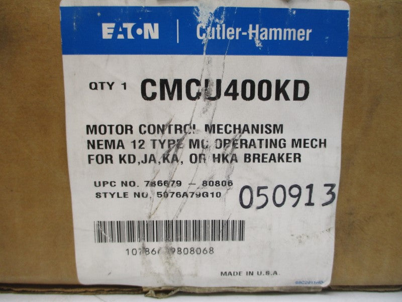CUTLER HAMMER CMCU400KD 5076A79G10 NSMP
