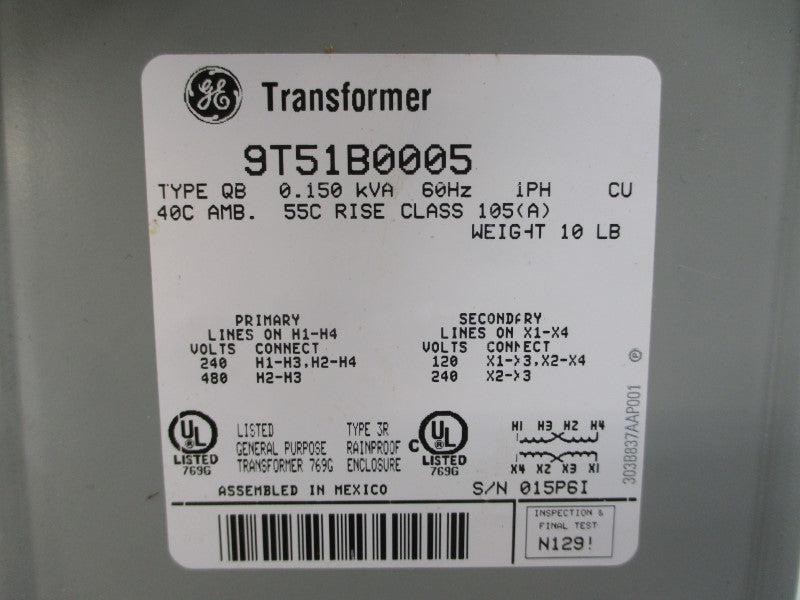 GENERAL ELECTRIC 9T51B0005 NSMP