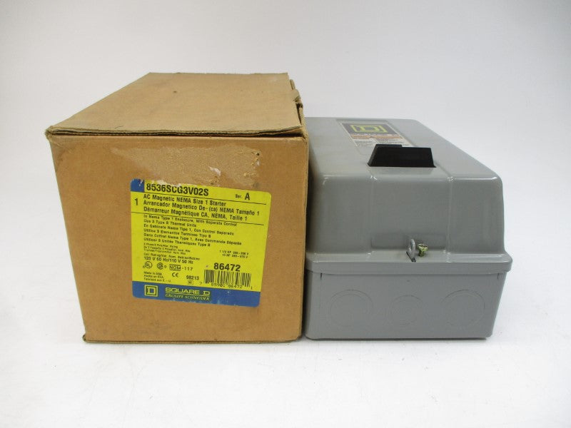 SQUARE D 8536SCG3V02S SER. A 110/120V NSMP