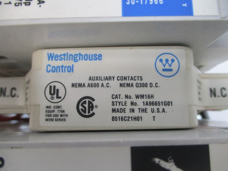 CUTLER HAMMER W210MLCFC 2A96630C01 120V 0.51-3.8A NSMP