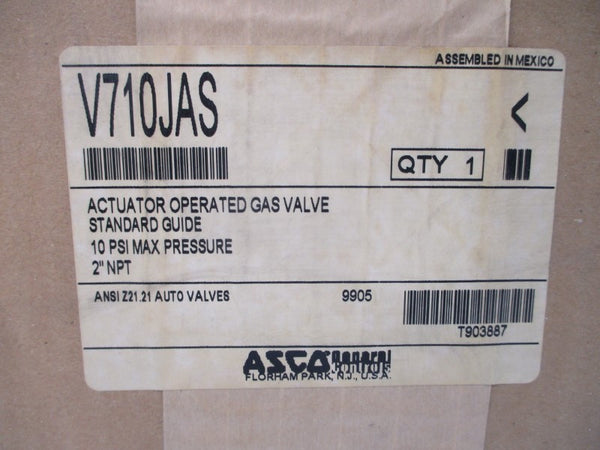 ASCO V710JAS 10PSI 2" NSFS