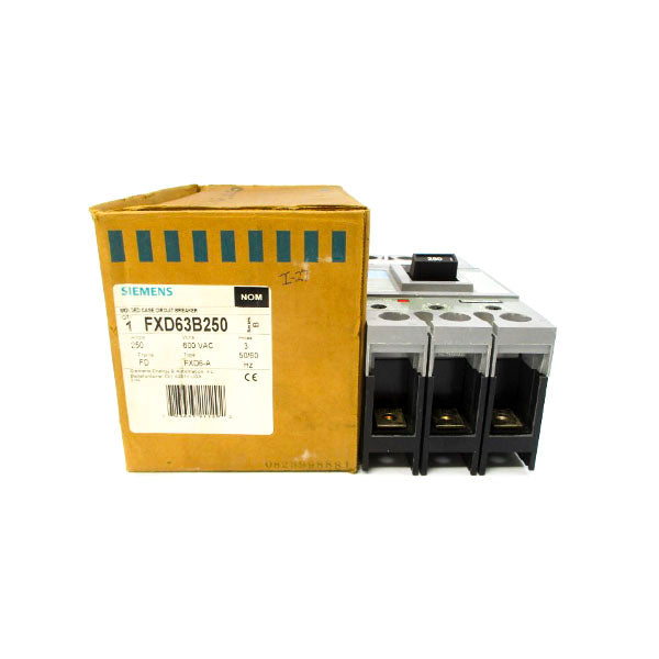 SIEMENS FXD63B250 SER. B 600VAC 250A NSMP