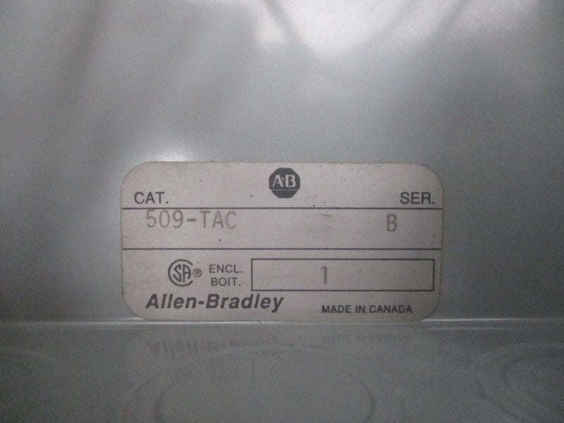 ALLEN BRADLEY 509-TAC SER. B 550/600V (BR/YL) NSMP