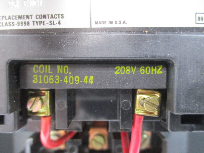 SQUARE D 8536SDG-1 SER. A 208V NSMP