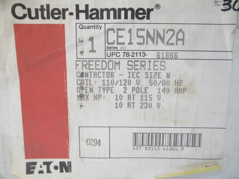CUTLER HAMMER CE15NN2A SER. A1 110/120V 140A NSMP