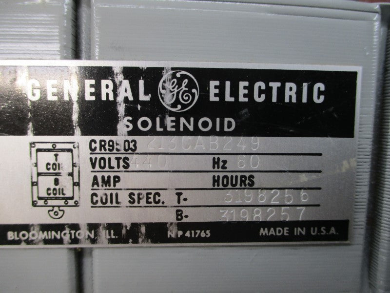 GENERAL ELECTRIC CR9503213CAB249 440V NSMP