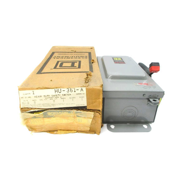 SQUARE D HU-361-A SER. E1 600VAC/DC 30A NSMP
