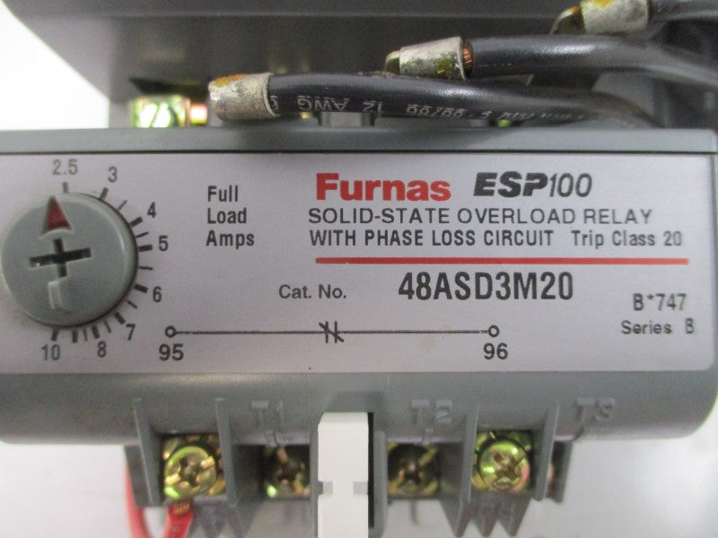 FURNAS 22CSD32AF SER. B 110/120VAC 2.5-10A NSMP