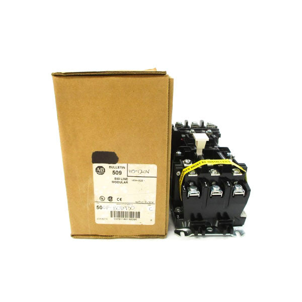 ALLEN BRADLEY 500F-BOD930 SER. C 110/115-120V 27A (BR/WH) NSMP