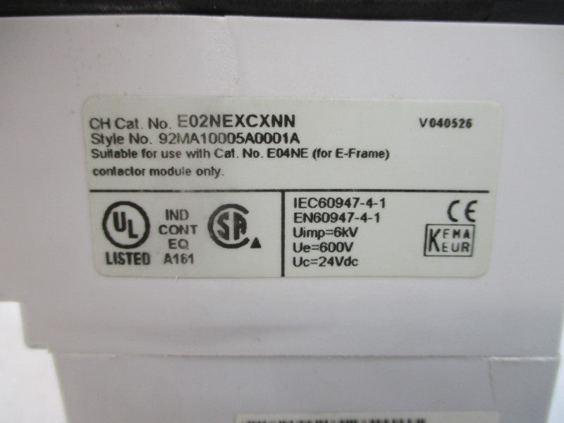EATON E111E20X3N 92FB10015A0001A 24VDC 200A NSMP