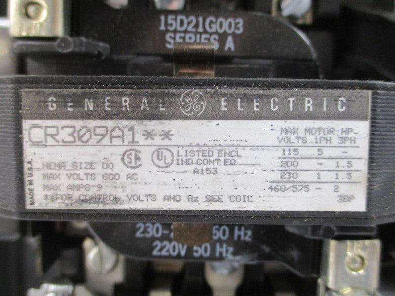 GENERAL ELECTRIC CR309A103 SER. A 220/230-240V 9A NSNP