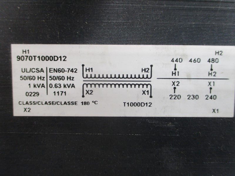 SQUARE D 9070T1000D12 240/480V NSNP