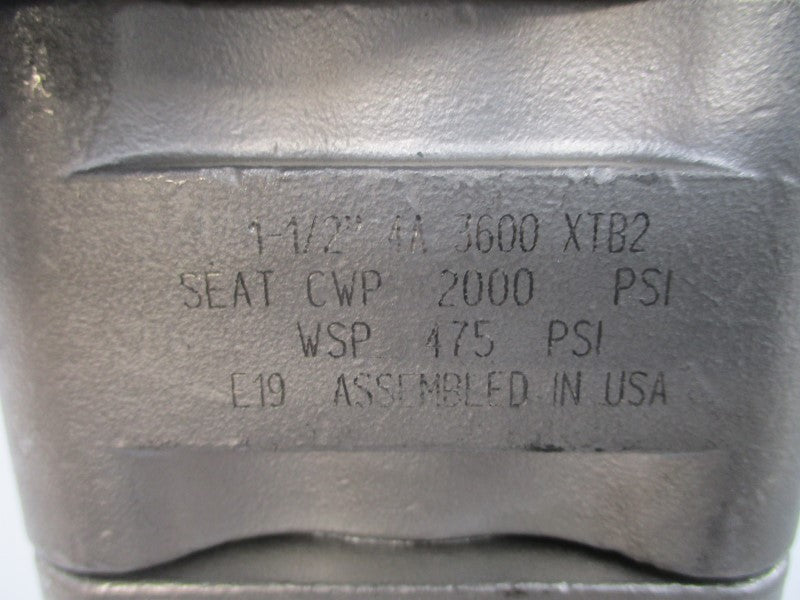 JAMESBURY VPVL300SR4/5BD 4A3600XTB2 125/250VAC 10A 2000PSI 1-1/2" NSNP