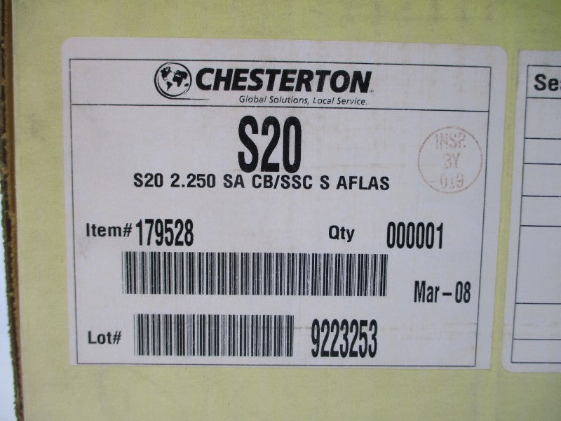 CHESTERTON S20 S202.250SACB/SSCSAFLAS 179528 2.250" NSMP