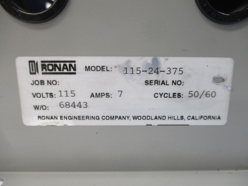 RONAN ENGINEERING 115-24-375 115V 7A NSNP