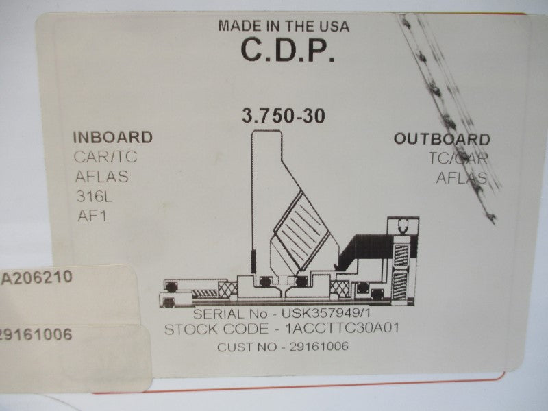 AESSEAL 1ACCTTC30A01 3.750" NSMP