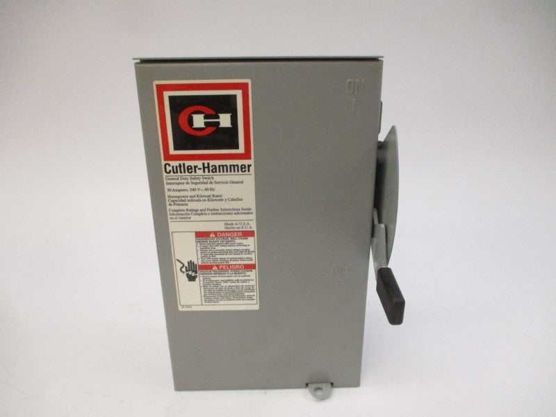 CUTLER HAMMER DG221NRB SER. B 120/240V 30A NSMP