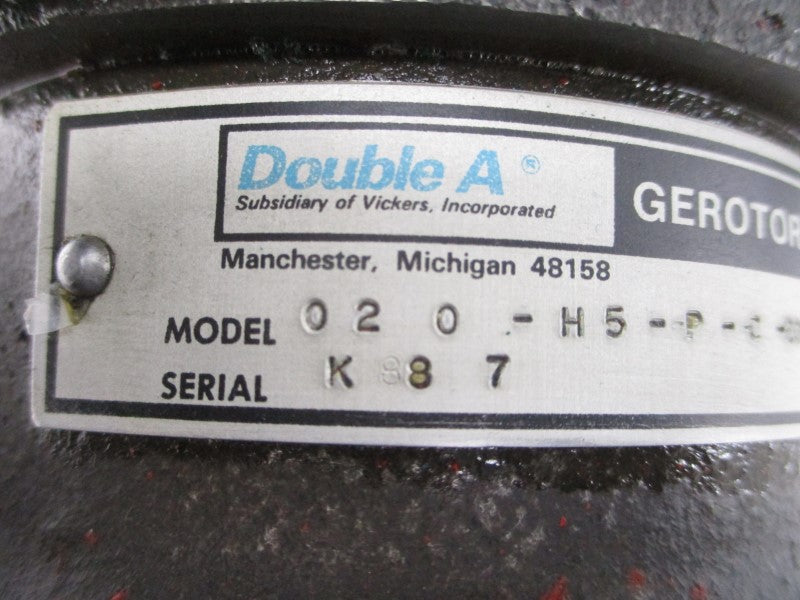 DOUBLE A GEROTOR 020-H5-P-C-205B3 NSNP