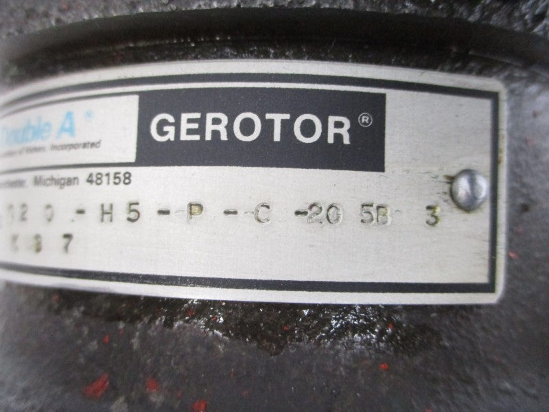 DOUBLE A GEROTOR 020-H5-P-C-205B3 NSNP